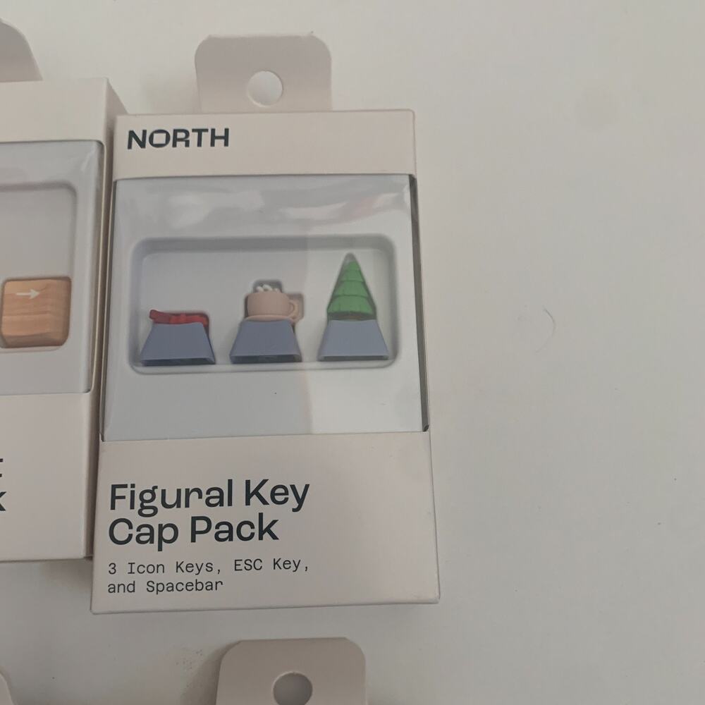 North Lot Of 6 Mechanical Keyboard Assoreted Caps Sets Figural key + wood Accent - Picture 4 of 12